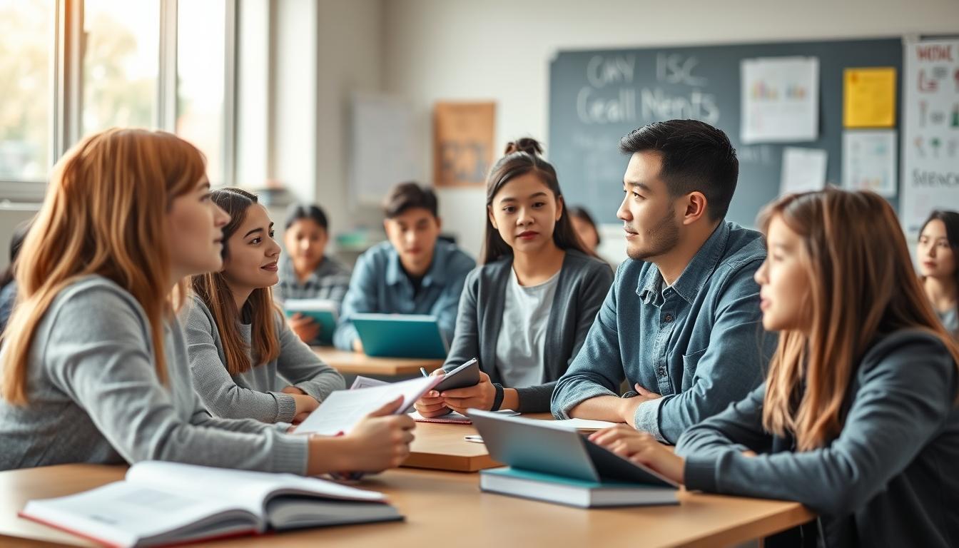 Student developing practical and academic skills